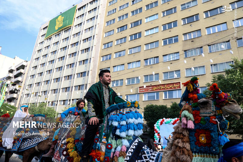عکس/ جشن بزرگ امام رضایی‌ها در تهران