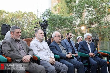 عکس/ آیین بزرگداشت عباس سلیمی‌ نمین