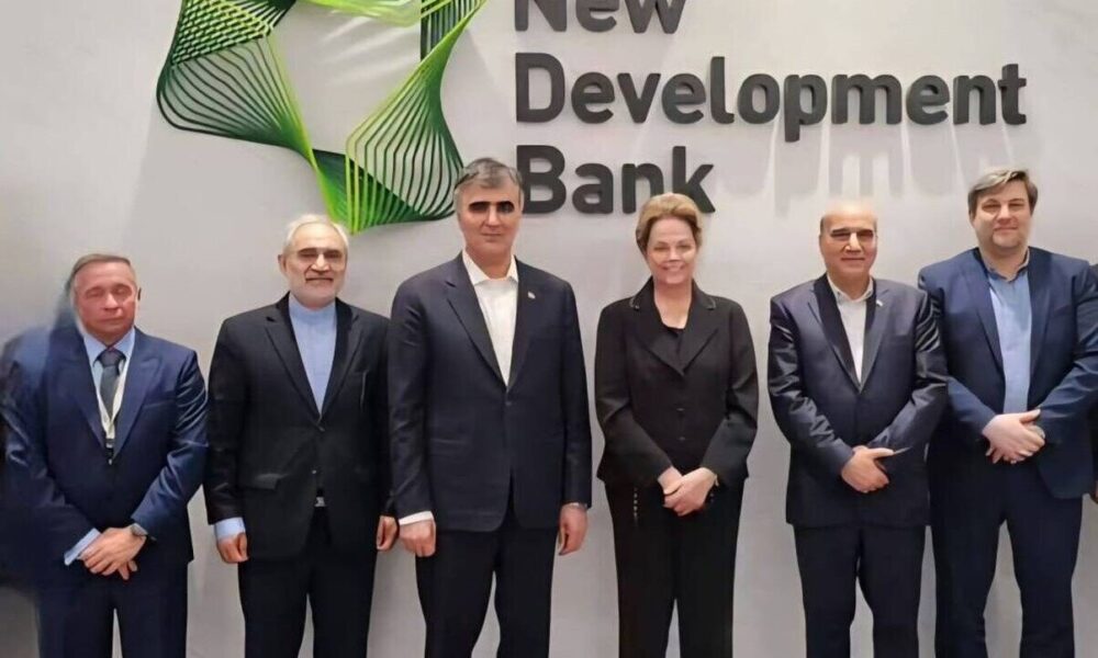 دیدار فرزین با رئیس بانک توسعه نوین بریکس