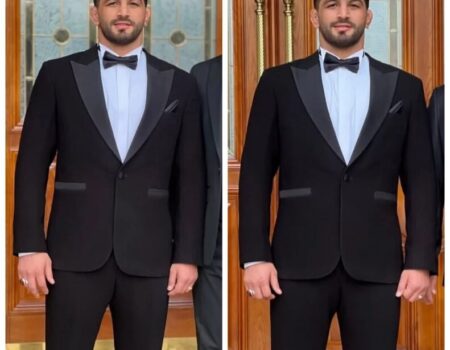 حسن یزدانی با این تیپ متفاوت داماد شد +عکس