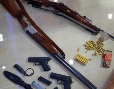 محموله بزرگ سلاح غیرمجاز توسط ارتش کشف شد