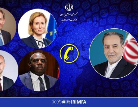 گفت وگوی تلفنی عراقچی با وزرای خارجه سه کشور اروپایی و مسئول سیاست خارجی اتحادیه اروپا