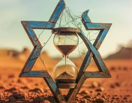 نقش بر آبِ آمریکا و صهیون