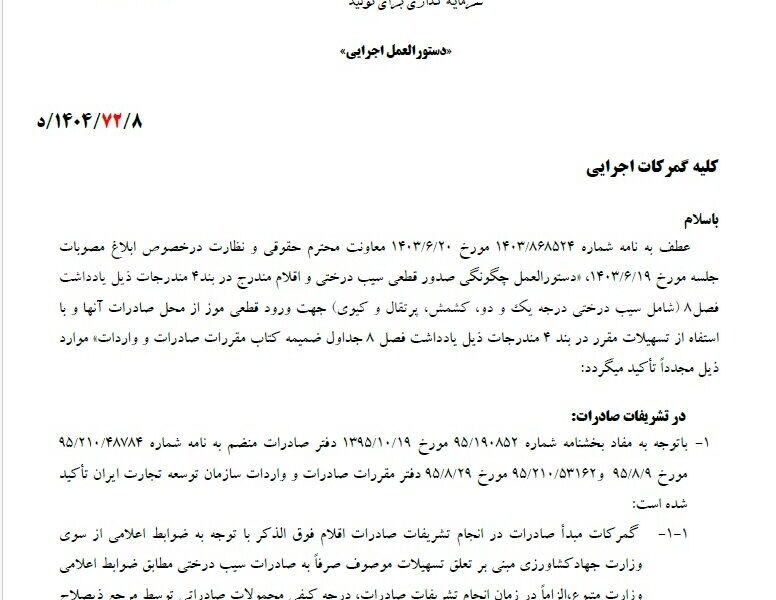 شرایط واردات موز در برابر صادرات برخی اقلام میوه اعلام شد
