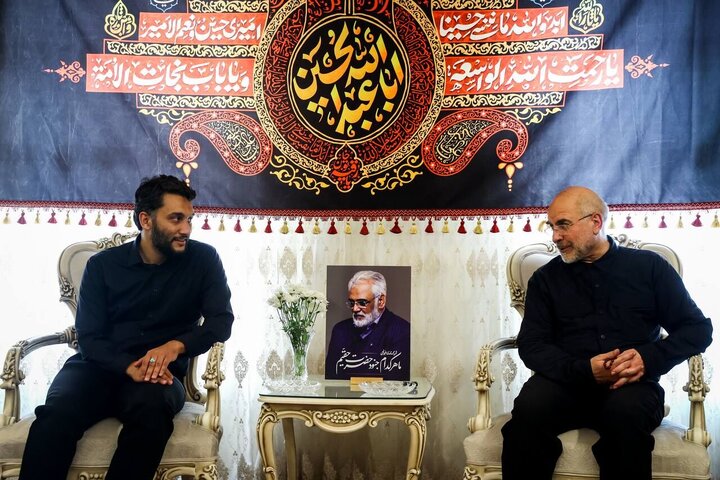 قالیباف با خانواده شهیدان طهرانچی، شادمانی و حاجی‌زاده دیدار و گفت‌وگو کرد