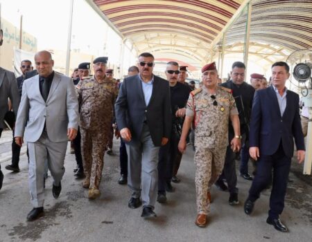 بازدید وزیر کشور عراق از گذرگاه منذریه