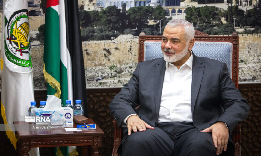 حماس: شهادت «اسماعیل هنیه» نشان داد، رهبران مقاومت در قلب نبرد قرار دارند