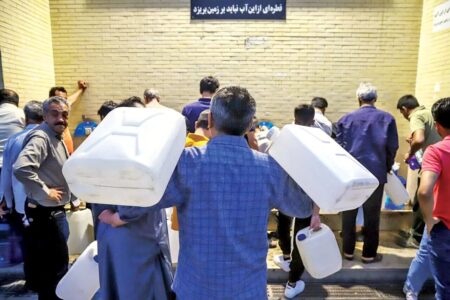 بحران آب ایران را تهدید می‌کند