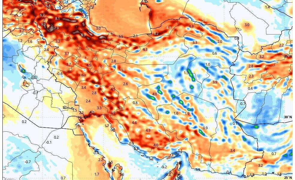 مدل هواشناسی ECMWF
