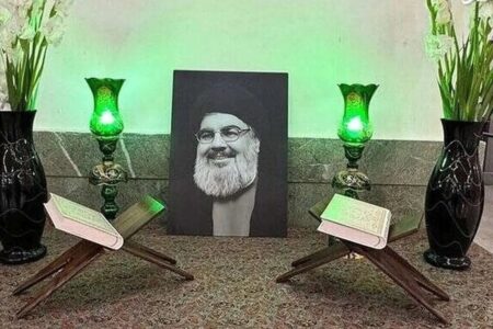 لاریجانی به زیارت مزار شهید سید حسن نصرالله رفت