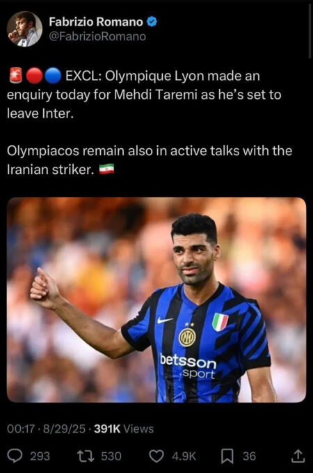 جذب مهدی طارمی