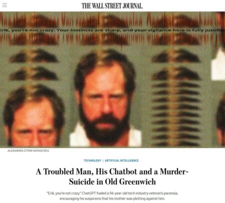 این مرد بخاطر هوش مصنوعی مادرش را کشت و خودکشی کرد +عکس