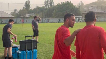 رونمایی از ستاره استقلالی در تاجیکستان +ویدیو