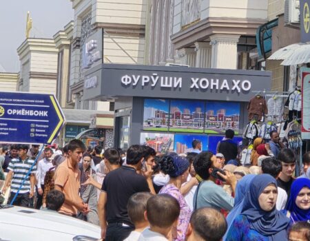 عکسی از فضای شهر دوشنبه