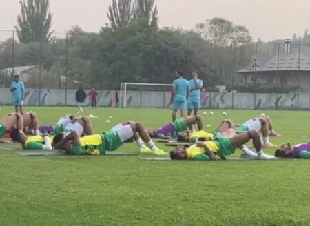 ویدیو| دورخیز تیم ملی برای فتح تاجیکستان