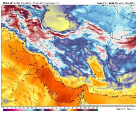 هشدار هواشناسی 16 شهریور