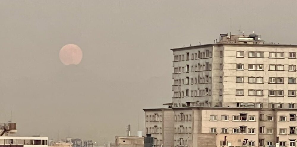 نخستین عکس از ماه خونین در ایران منتشر شد