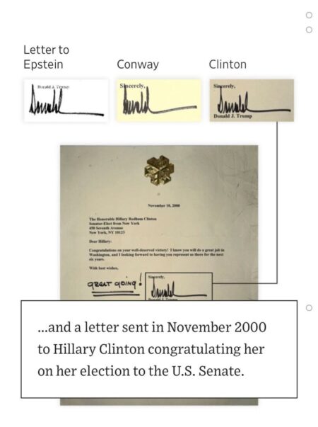 نامه جنجالی ترامپ به مجرم جنسی فاش شد نامه جنجالی ترامپ به مجرم جنسی فاش شد