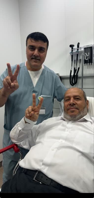 اولین عکس از خلیل الحیه بعد از ترور