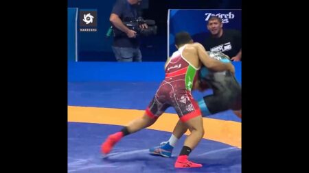 صید یک طلای دیگر در زاگرب؛ ساروی قهرمان وزن ۹۷ کیلوگرم شد +ویدیو