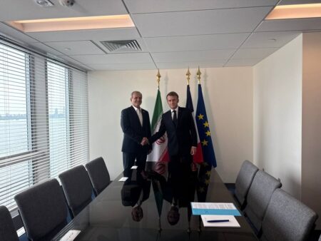 روسای جمهور ایران و فرانسه دیدار کردند