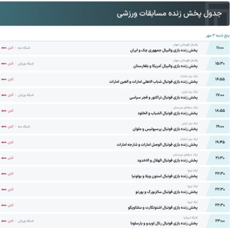 پخش زنده و ساعت بازی پرسپولیس و ملوان