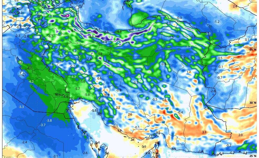 نقشه هواشناسی