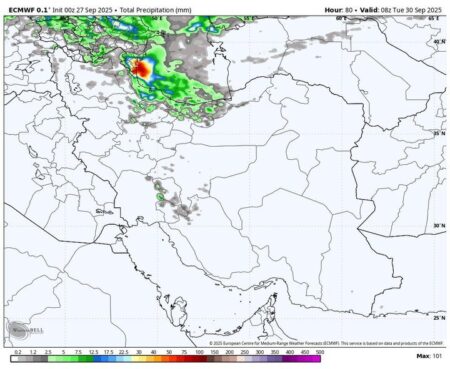 سامانه بارشی پرقدرت از راه رسید/ ۹استان کشور برای بارش شدید باران آماده باشند +نقشه هواشناسی سامانه بارش پرقدرت از راه رسید/ ۹استان کشور برای بارش شدید باران آماده باشند +نقشه هواشناسی