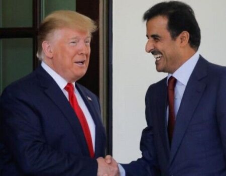 گفت‌وگوی تلفنی امیر قطر و رئیس‌جمهور آمریکا درباره طرح صلح غزه
