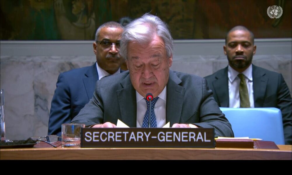 دبیرکل سازمان ملل: زنان و دختران در فلسطین با خطرات جدی مواجهند