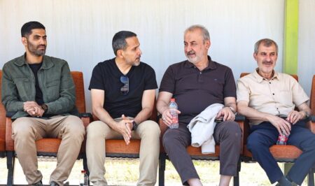 حضور حامد کاویانپور و محمد مایلی کهن در تمرین پرسپولیس