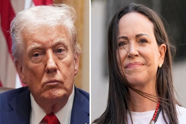 برنده ونزوئلایی جایزه صلح نوبل با ترامپ گفت‌وگو کرد