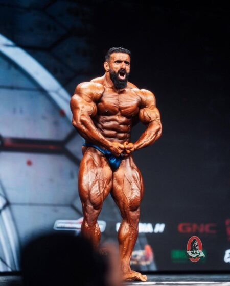 هادی چوپان بازهم دوم شد؛ هت‌تریک گرگ ایرانی در نایب‌قهرمانی مستر المپیا