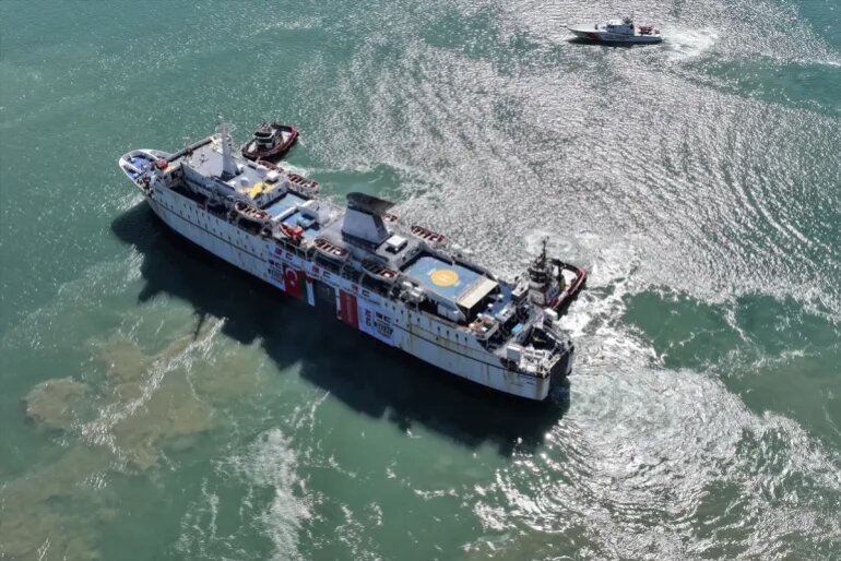 ترکیه‌ای ۹۰۰ تُن کمک انسان‌دوستانه به غزه ارسال کرد