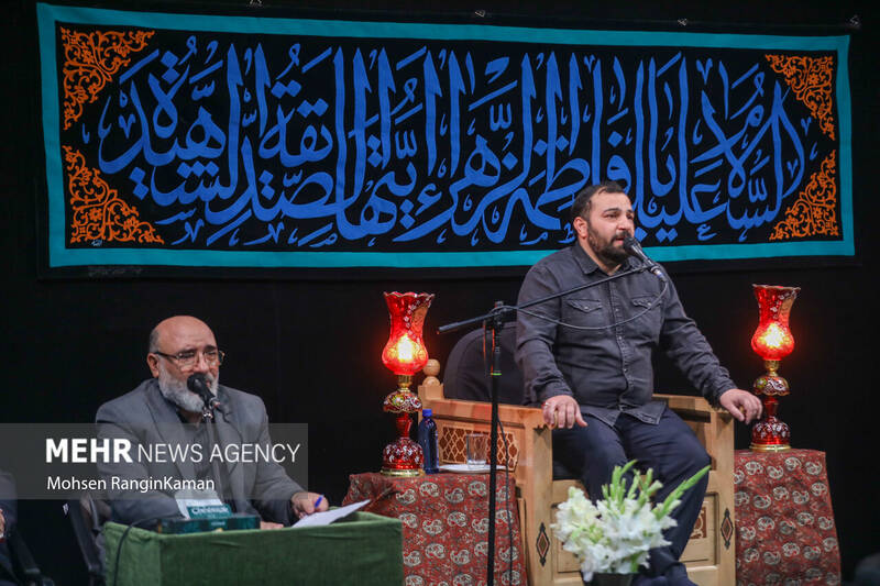 مراسم ترحیم والده مداح اهل بیت (ع) سید مجید بنی فاطمه