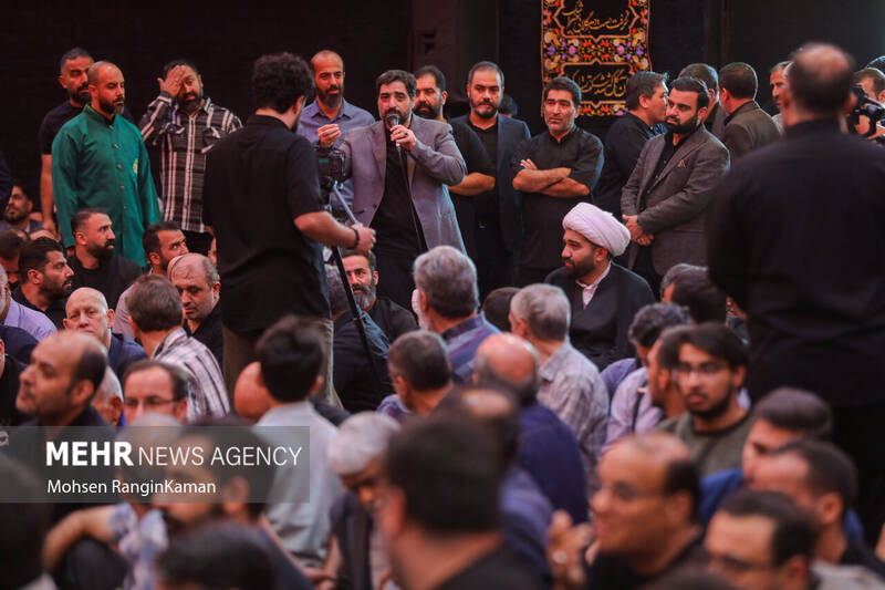 مراسم ترحیم والده مداح اهل بیت (ع) سید مجید بنی فاطمه