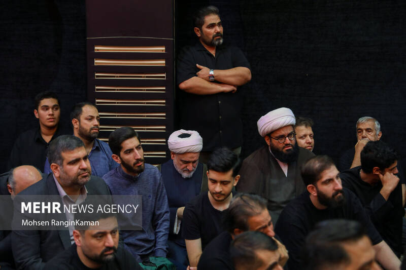 مراسم ترحیم والده مداح اهل بیت (ع) سید مجید بنی فاطمه