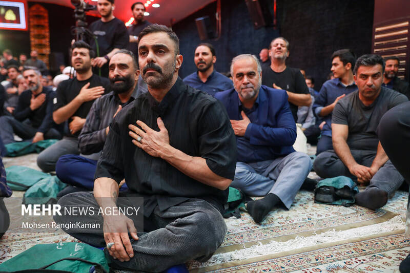 مراسم ترحیم والده مداح اهل بیت (ع) سید مجید بنی فاطمه