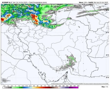 ورود ۲ سامانه بارشی قدرتمند به ۱۳ استان کشور/ برای سرما و بارندگی آماده باشید +نقشه هواشناسی