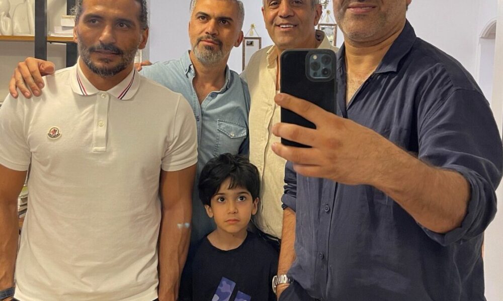 عکس جدید پژمان جمشیدی در کنار بازیکنان سابق پرسپولیس