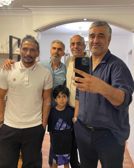 عکس جدید پژمان جمشیدی در کنار بازیکنان سابق پرسپولیس