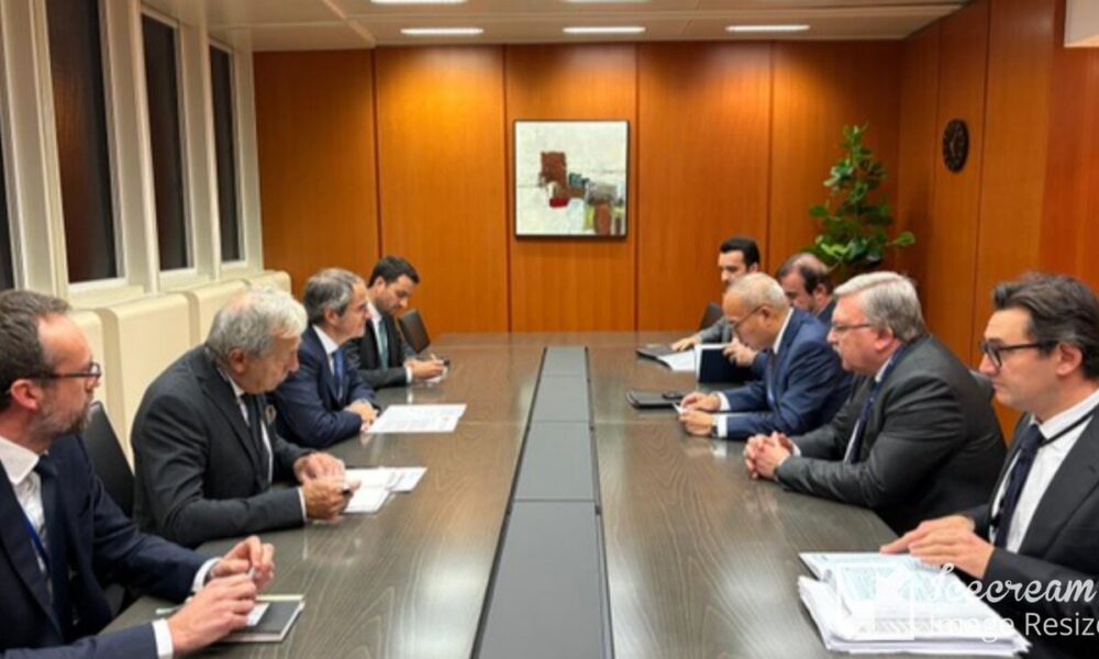 دیدار نمایندگان ایران، روسیه و چین با گروسی دیدار نمایندگان ایران، روسیه و چین با گروسی