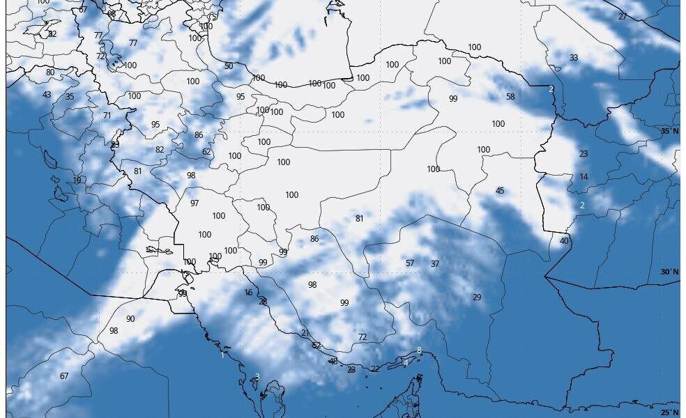 بارش باران در ۳ استان کشور قطعی است/ ابرهای بارشی در راه هستند! +نقشه هواشناسی بارش باران در ۳ استان کشور قطعی است/ ابرهای بارشی در راه هستند! +نقشه هواشناسی