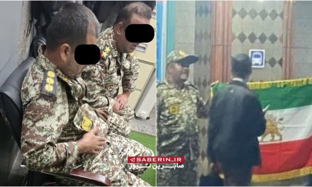 سوءاستفاده از لباس ارتش در متروی تهران +عکس