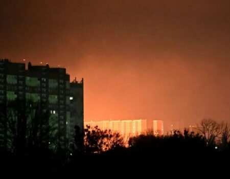 حملات سنگین پهپادی و موشکی روسیه به پایتخت اوکراین