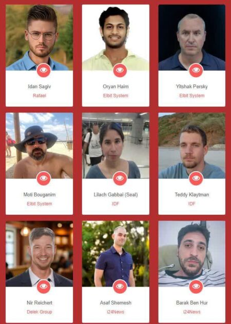 حنظله اطلاعات و تصاویر ۹ تروریست نظامی صهیونیست را افشا کرد