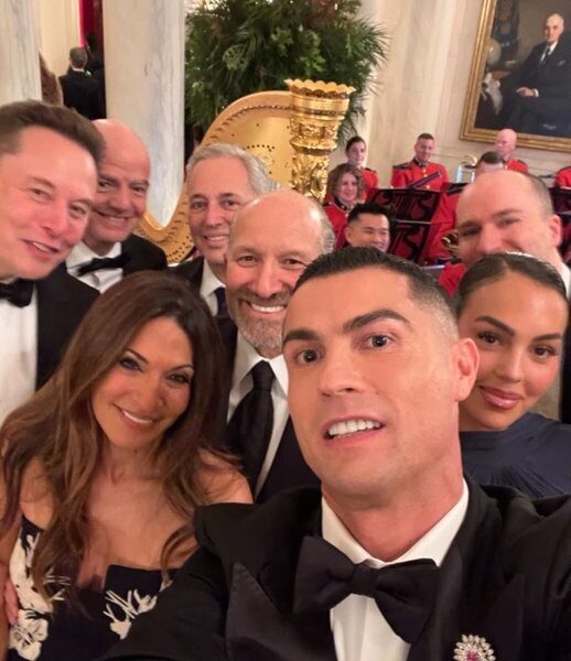 ویدیوی وایرال شده از رونالدو و بن سلمان در کاخ سفید!