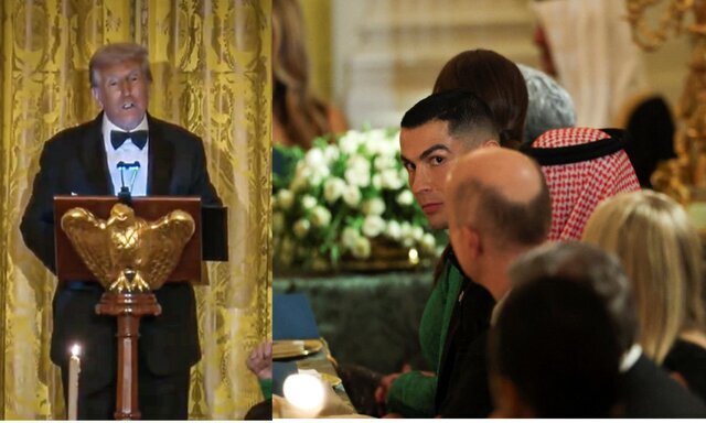 واکنش ترامپ بعد از حضور رونالدو در کاخ سفید