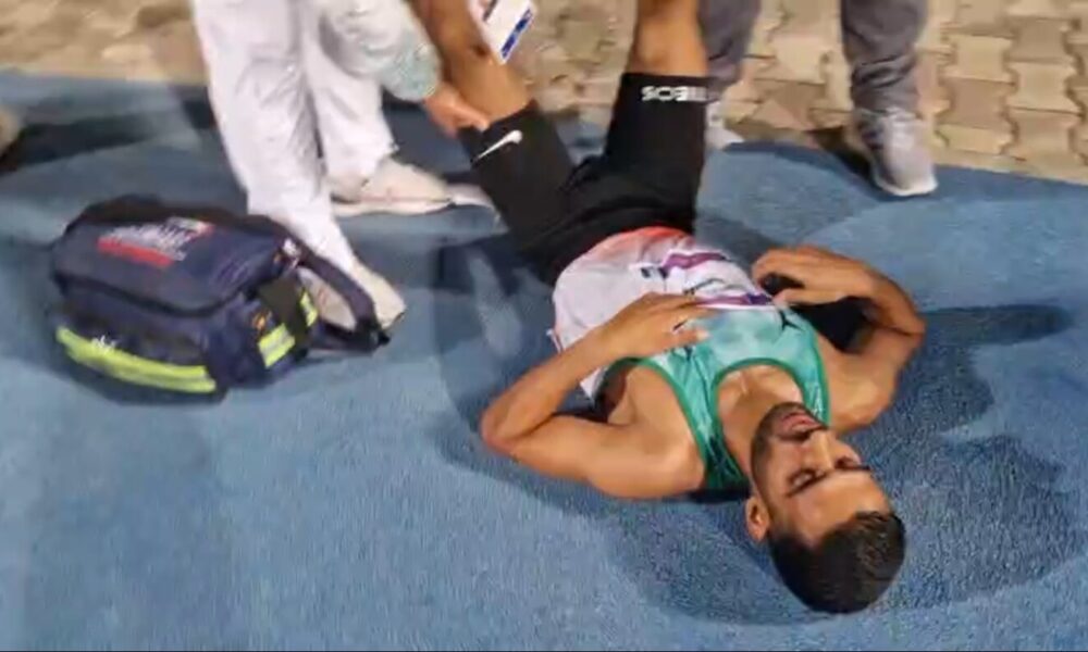 علی امیریان بعد از قهرمانی تحت مراقبت پزشکی قرار گرفت +ویدیو