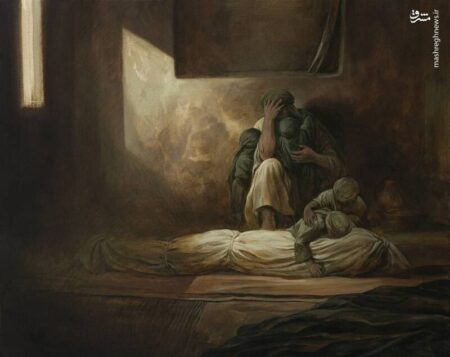 عکس/ تازه ترین اثر حسن روح الامین با عنوان " آل نبی"